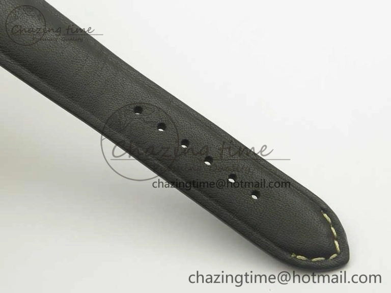Navitimer 8 Automatic 41mm ZF 1:1 Best Edition Black Dial on Black Leather Strap A2824