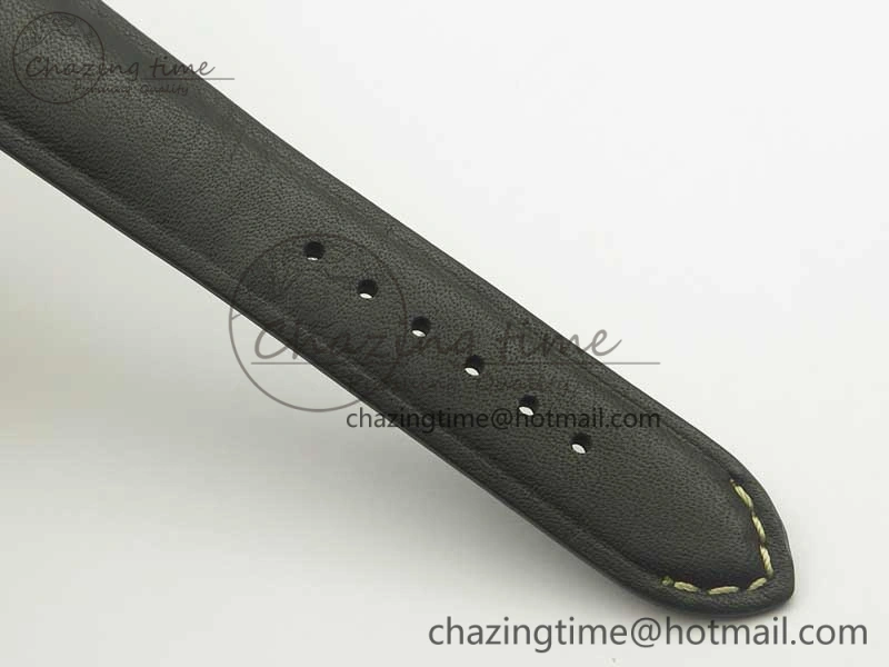 Navitimer 8 Automatic 41mm ZF 1:1 Best Edition Black Dial on Black Leather Strap A2824