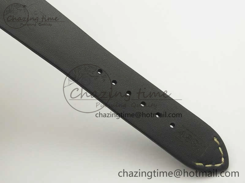 Navitimer 8 Automatic 41mm ZF 1:1 Best Edition Black Dial on Black Leather Strap A2824