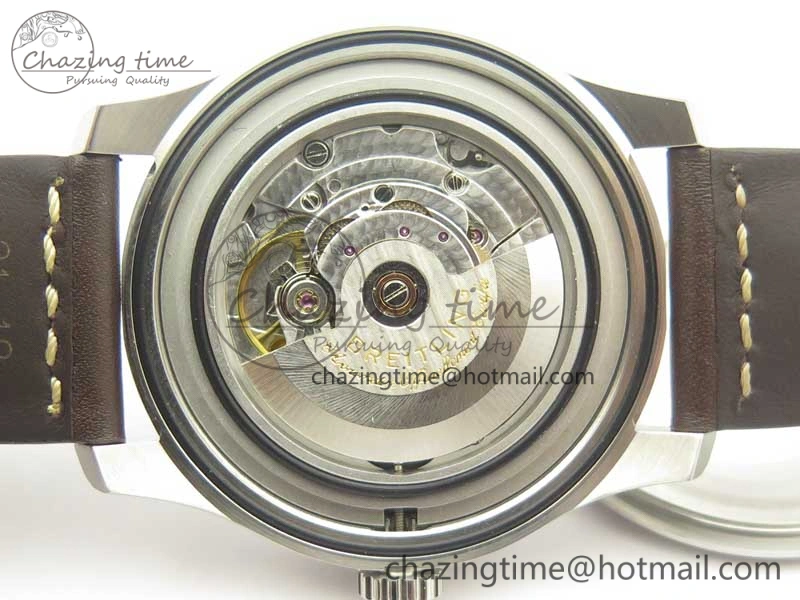 Navitimer 8 Automatic 41mm ZF 1:1 Best Edition Blue Dial on Brown Leather Strap A2824