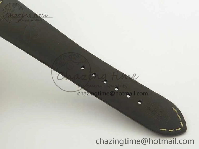 Navitimer 8 Automatic 41mm ZF 1:1 Best Edition Blue Dial on Brown Leather Strap A2824