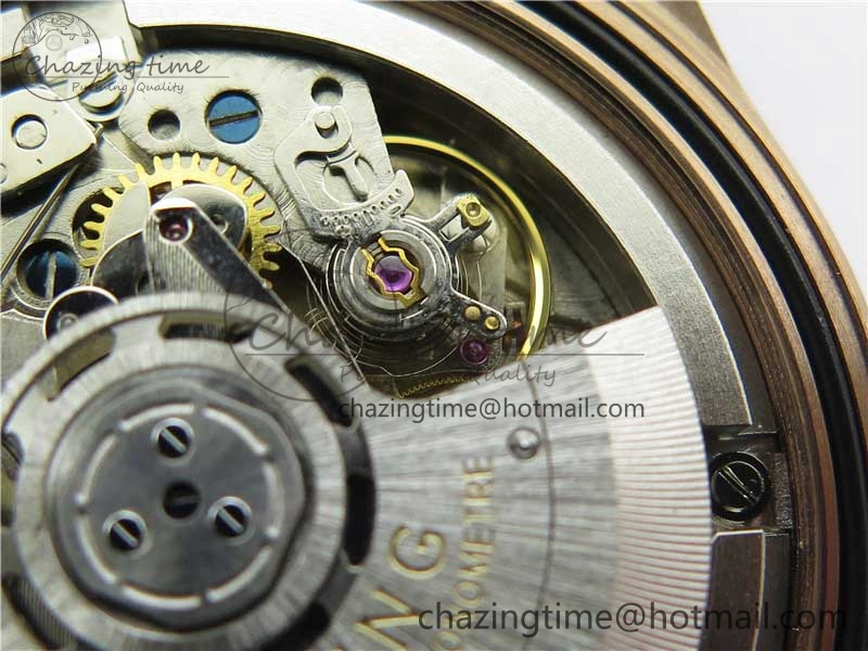 Navitimer 8 B01 Chrono 43mm RG Best Edition Brown Dial on Leather Strap A7750