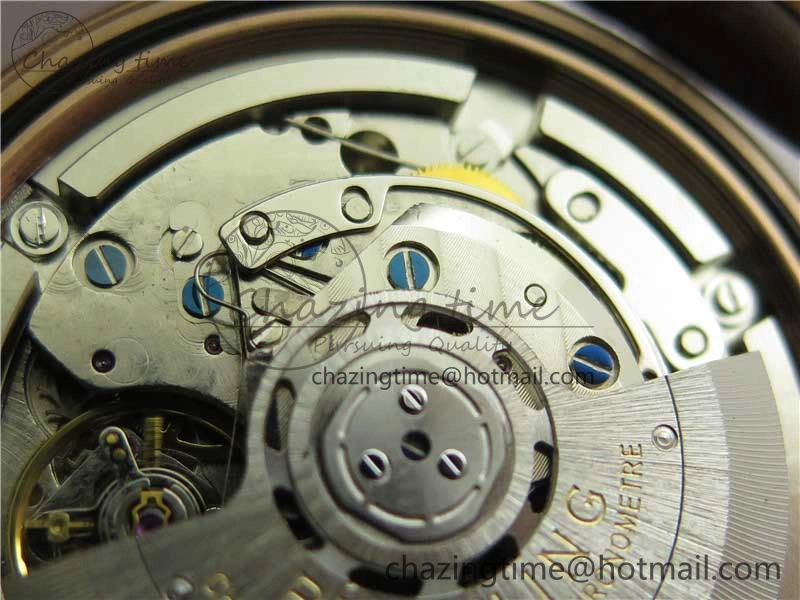Navitimer 8 B01 Chrono 43mm RG Best Edition Brown Dial on Leather Strap A7750