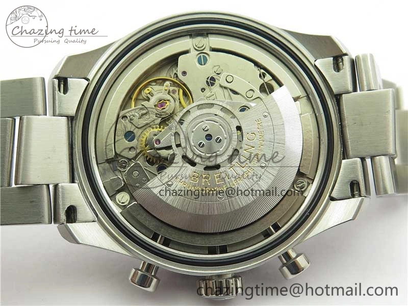 Navitimer 8 B01 Chrono 43mm SS Best Edition Blue Dial on SS Bracelet A7750