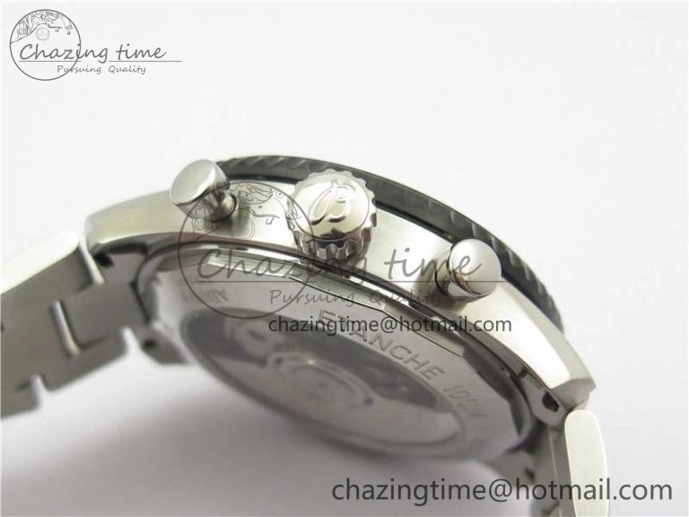 Navitimer 8 B01 Chrono 43mm SS Black Bezel Best Edition Black Dial on SS Bracelet A7750