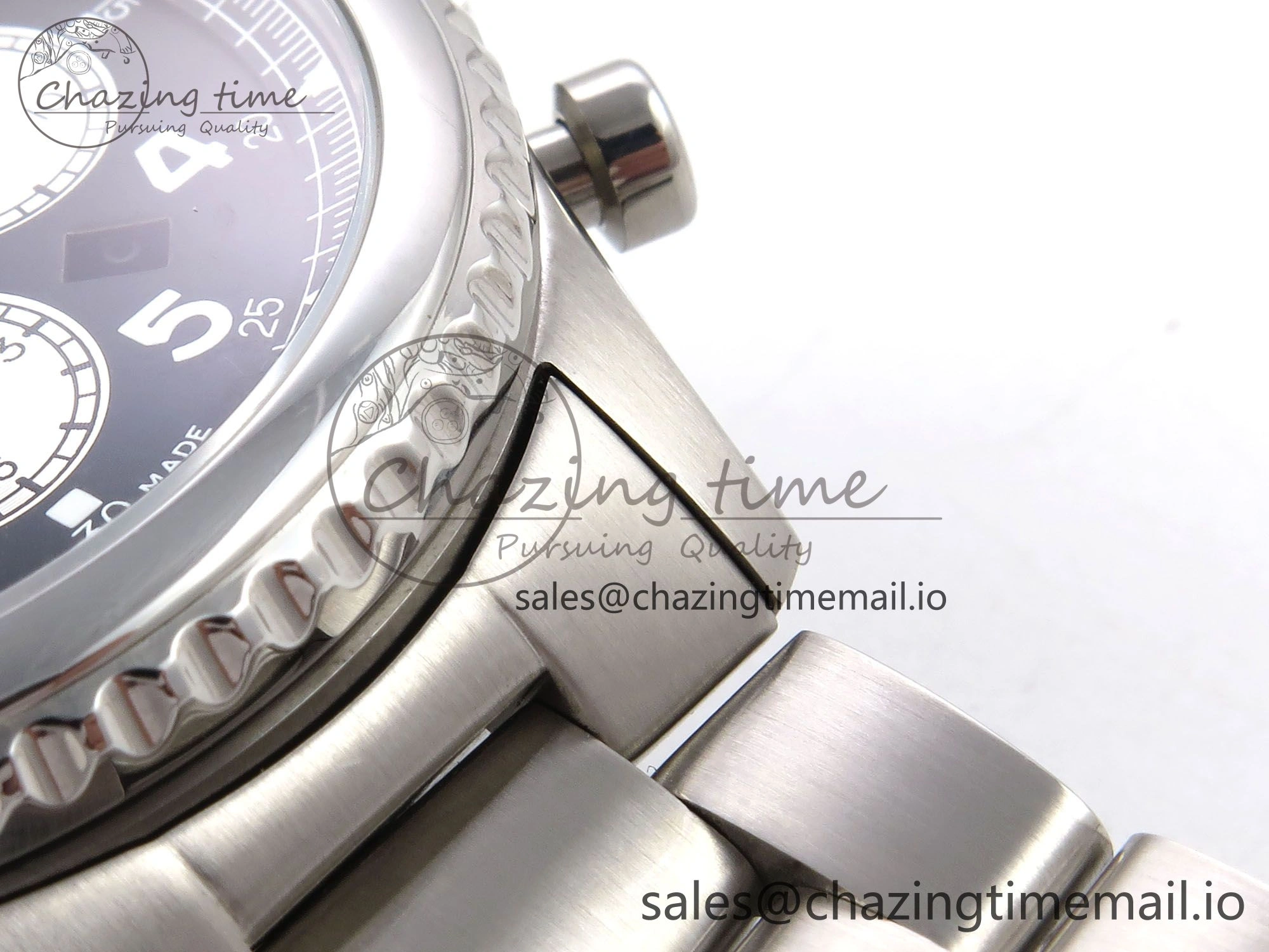 Navitimer 8 B01 Chrono SS EF 1:1 Best Edition Black Dial on SS Bracelet A7750