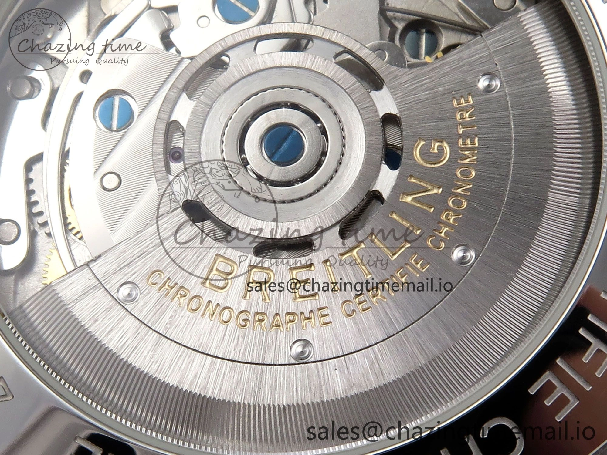 Navitimer 8 B01 Chrono SS EF 1:1 Best Edition Blue Dial on SS Bracelet A7750