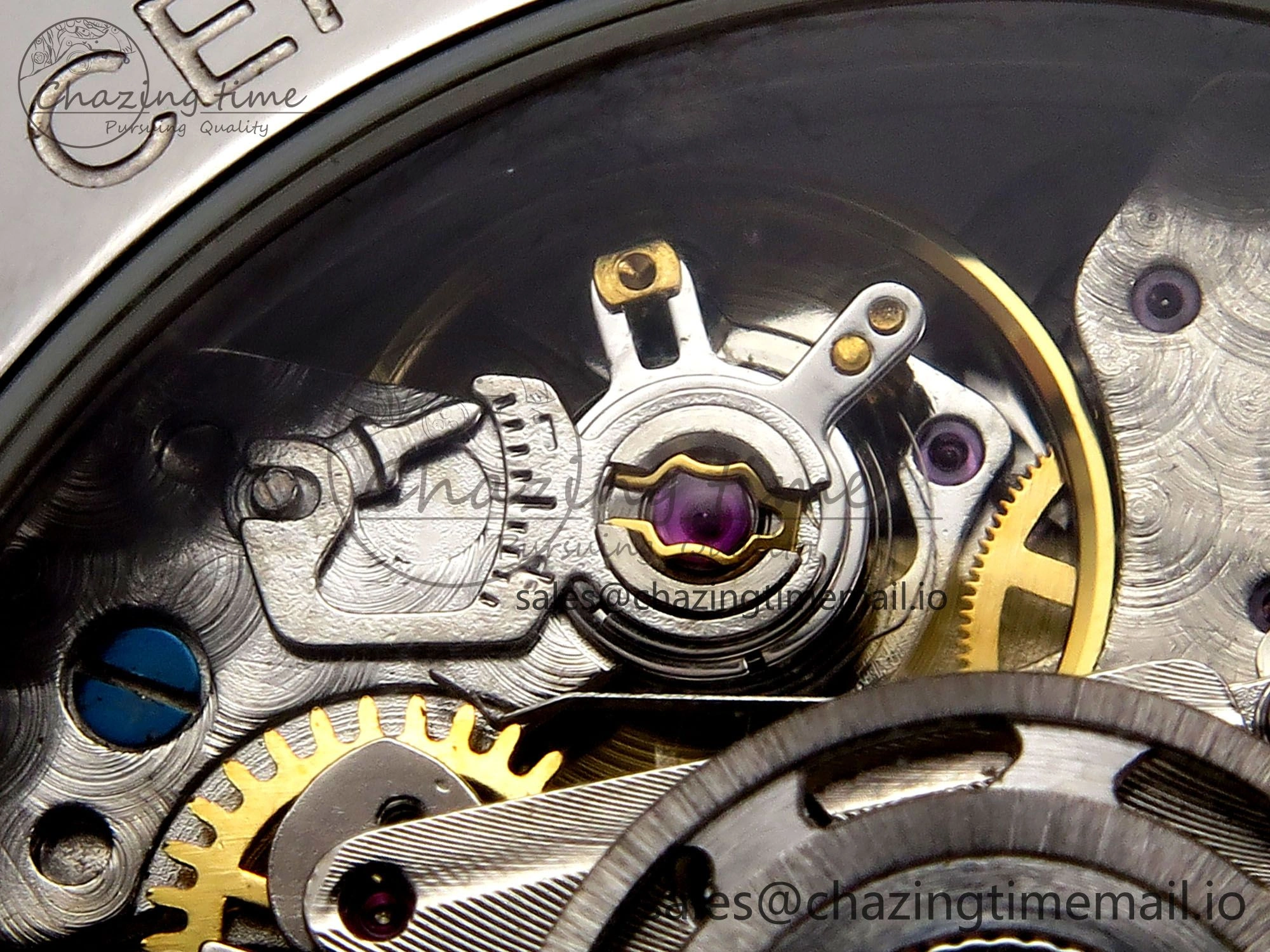 Navitimer 8 B01 Chrono SS EF 1:1 Best Edition Green Dial Arabic Bezel on SS Bracelet A7750