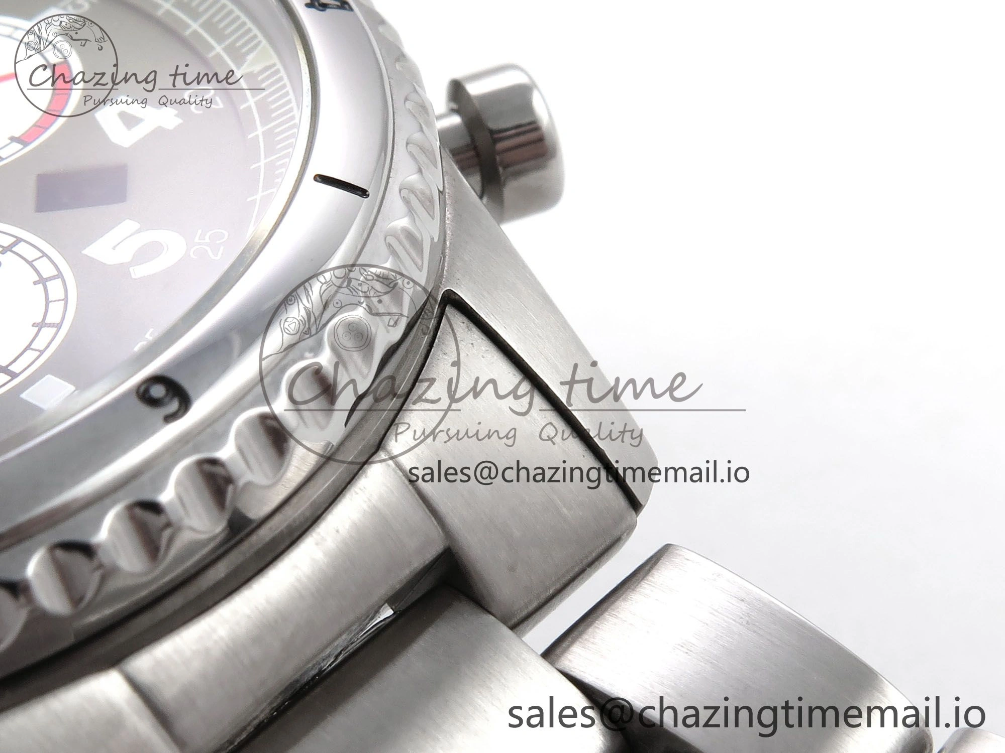 Navitimer 8 B01 Chrono SS EF 1:1 Best Edition Green Dial Arabic Bezel on SS Bracelet A7750