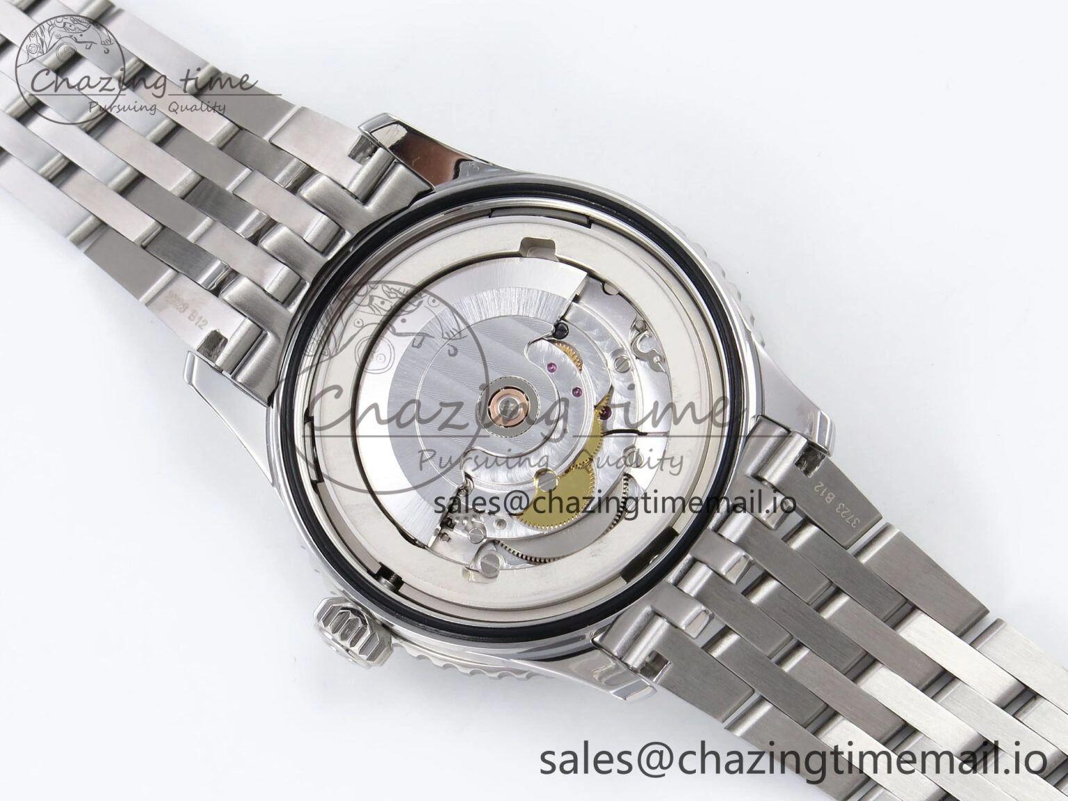 Navitimer Automatic SS 41mm TF 1:1 Best Edition SS Bezel Green Dial on SS Bracelet A2824