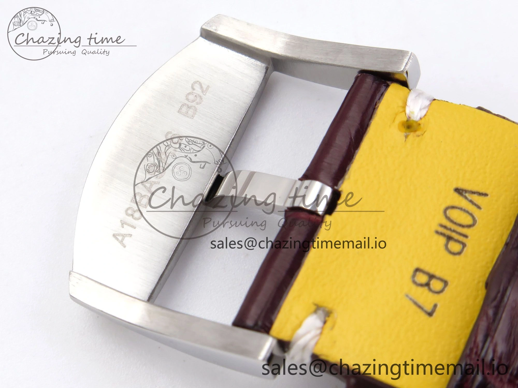 Navitimer Automatic SS RG 41mm TF 1:1 Best Edition White Dial on Brown Leather Strap A2824