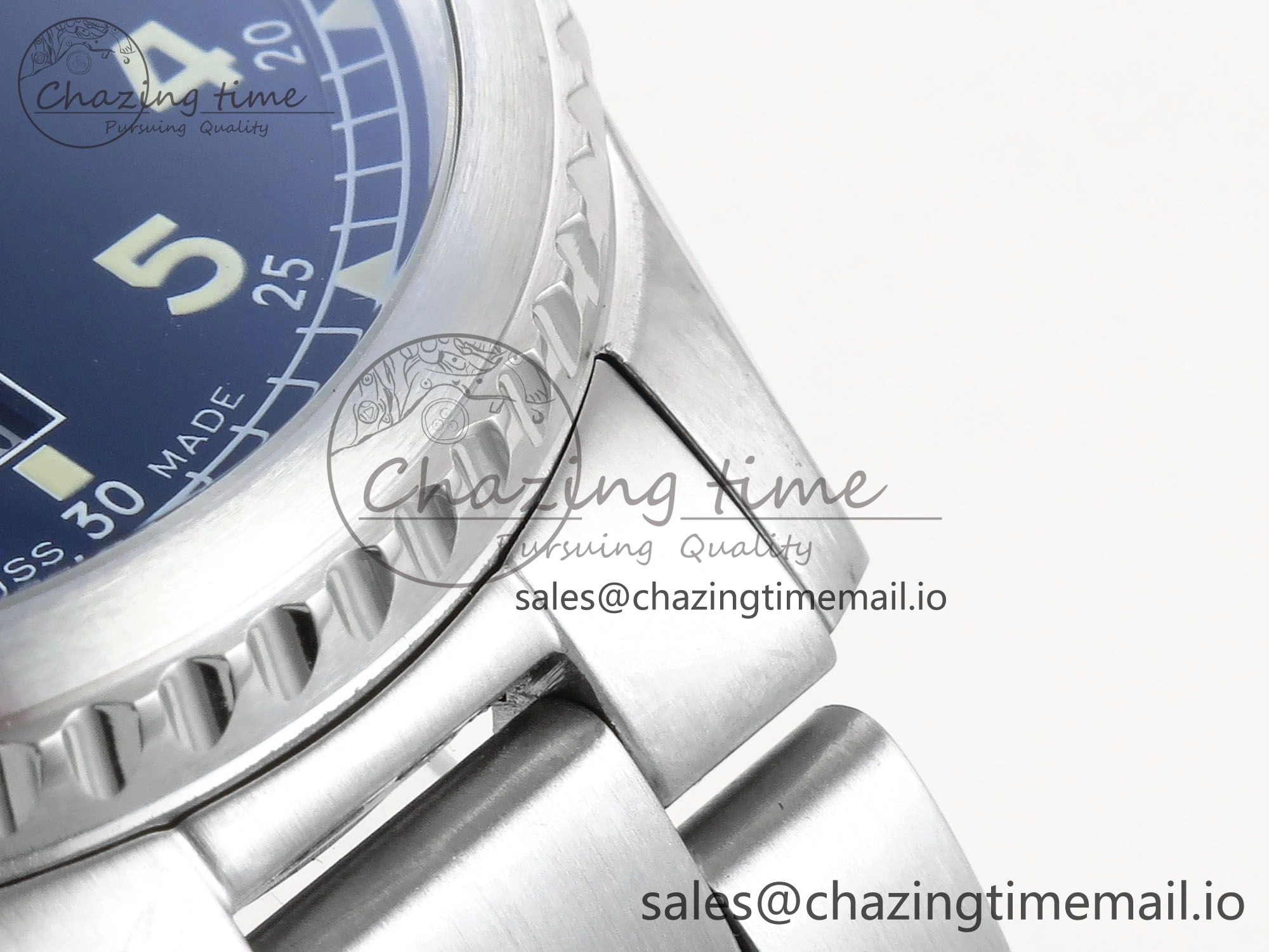 Navitimer Aviator 8 SS TF 1:1 Best Edition Blue Dial on SS Bracelet A2824