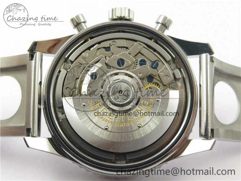 Navitimer B01 Chronograph 43 TWA Edition SS AIF White Dial on Air Racer Bracelet A7750