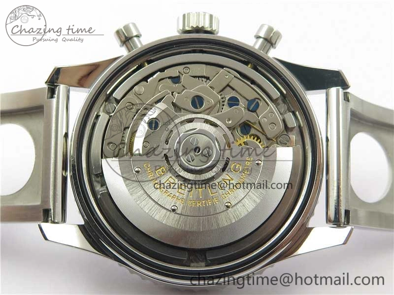 Navitimer B01 Chronograph 43 TWA Edition SS AIF White Dial on Air Racer Bracelet A7750