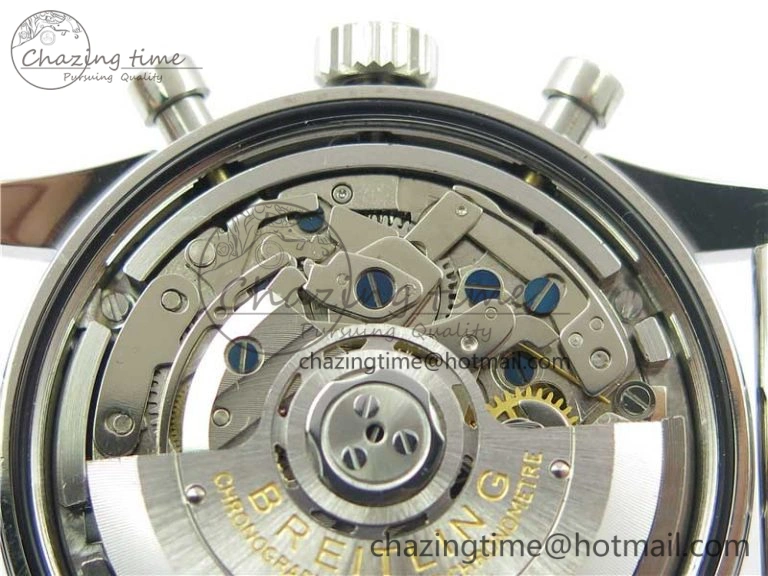 Navitimer B01 Chronograph 43 TWA Edition SS AIF White Dial on Air Racer Bracelet A7750