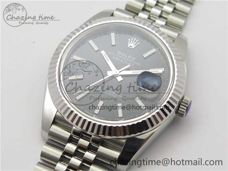 New DateJust 41 126334 ARF 1:1 Best Edition 904L Steel Black Dial on Jubilee Bracelet A2824 V3