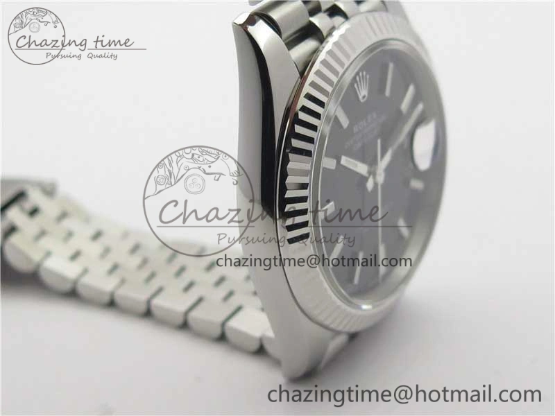 New DateJust 41 126334 ARF 1:1 Best Edition 904L Steel Black Dial on Jubilee Bracelet A2824 V3