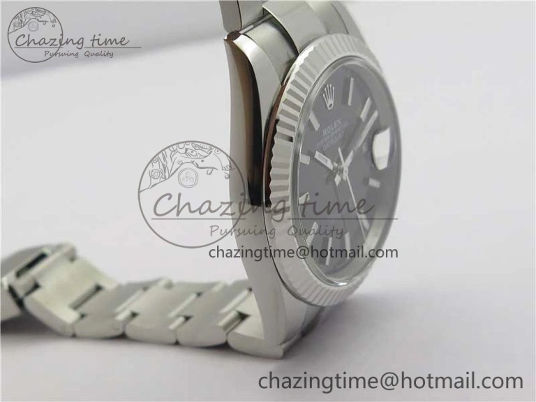 New DateJust 41 126334 ARF 1:1 Best Edition 904L Steel Black Dial on Oyster Bracelet A2824 V3