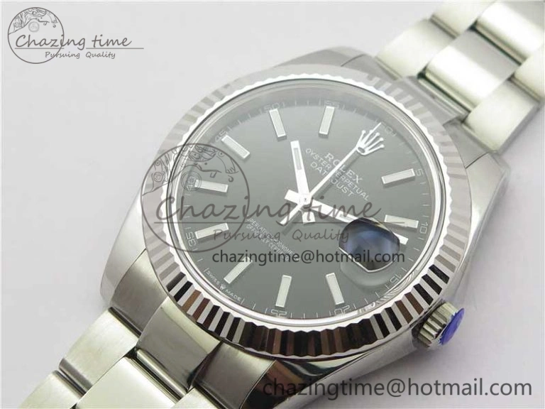 New DateJust 41 126334 ARF 1:1 Best Edition 904L Steel Black Dial on Oyster Bracelet A2824 V3