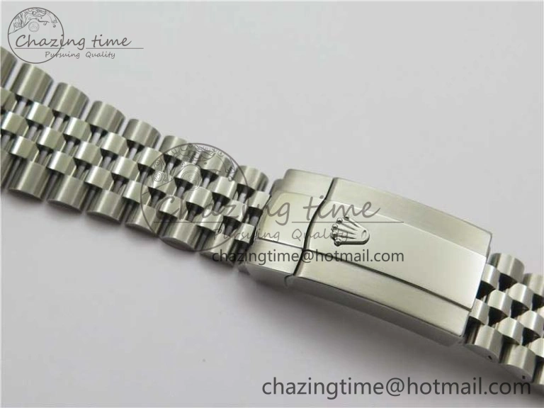 New DateJust 41 126334 ARF 1:1 Best Edition 904L Steel Blue Diamonds Dial on Jubilee Bracelet A2824