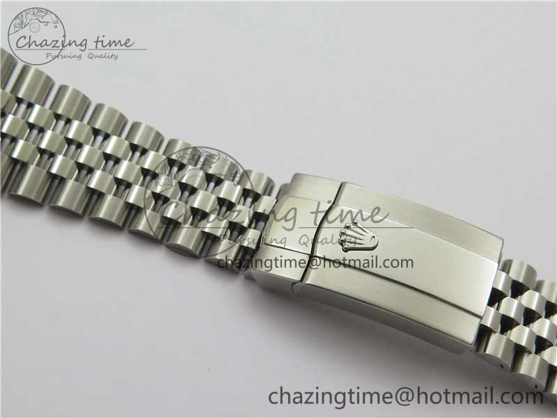 New DateJust 41 126334 ARF 1:1 Best Edition 904L Steel Blue Diamonds Dial on Jubilee Bracelet A2824