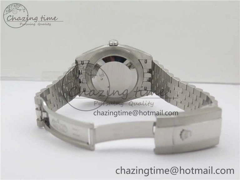 New DateJust 41 126334 ARF 1:1 Best Edition 904L Steel Blue Diamonds Dial on Jubilee Bracelet A2824