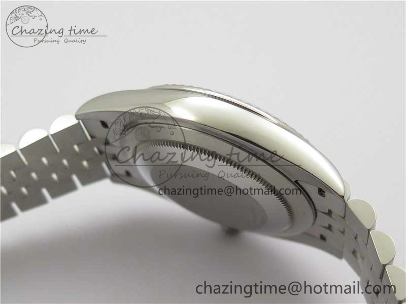 New DateJust 41 126334 ARF 1:1 Best Edition 904L Steel Blue Diamonds Dial on Jubilee Bracelet A2824
