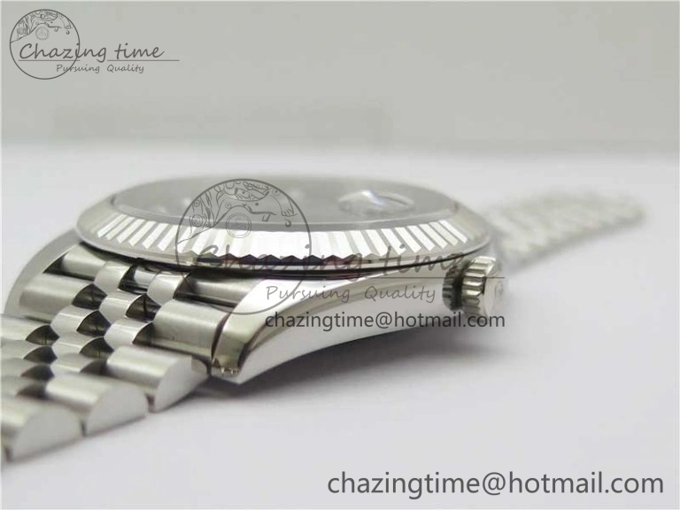 New DateJust 41 126334 ARF 1:1 Best Edition 904L Steel Blue Diamonds Dial on Jubilee Bracelet A2824