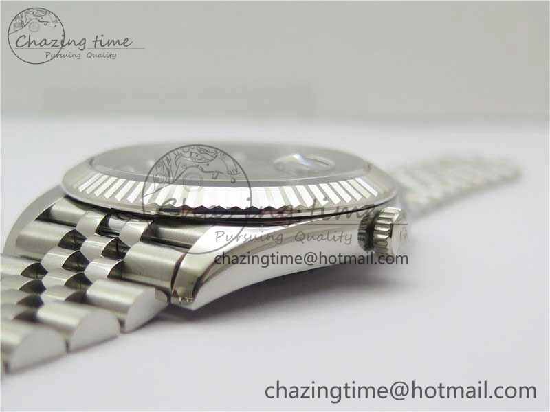 New DateJust 41 126334 ARF 1:1 Best Edition 904L Steel Blue Diamonds Dial on Jubilee Bracelet A2824