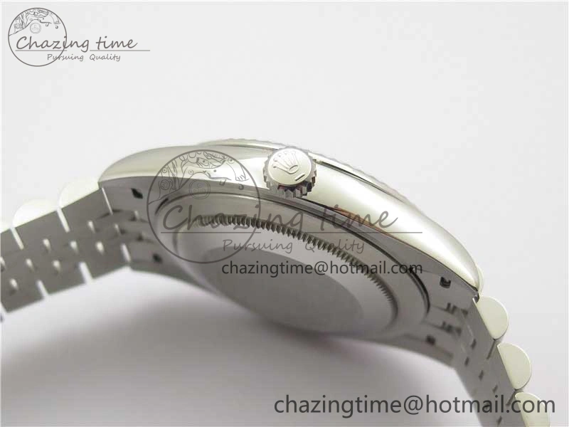 New DateJust 41 126334 ARF 1:1 Best Edition 904L Steel Blue Diamonds Dial on Jubilee Bracelet A2824