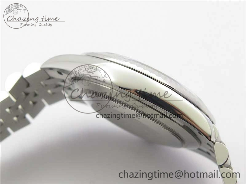 New DateJust 41 126334 ARF 1:1 Best Edition 904L Steel Gray Dial on Jubilee Bracelet A2824 V3