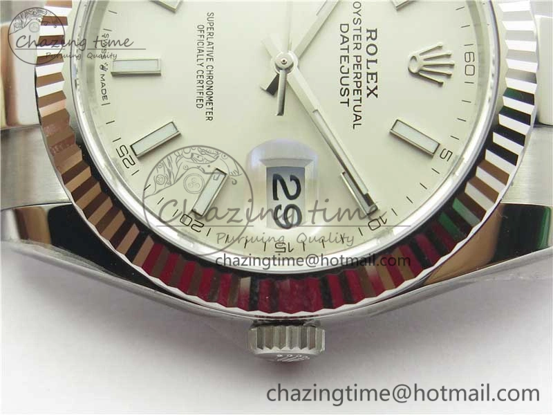 New DateJust 41 126334 ARF 1:1 Best Edition 904L Steel Silver Dial on Oyster Bracelet A2824 V3