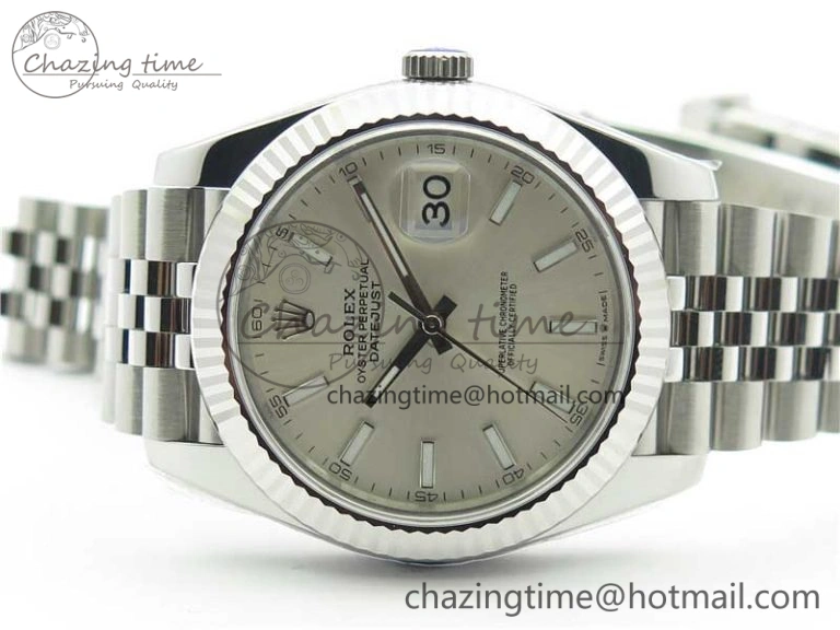 New DateJust 41 126334 ARF 1:1 Best Edition 904L Steel White Dial on Jubilee Bracelet A2824 V3