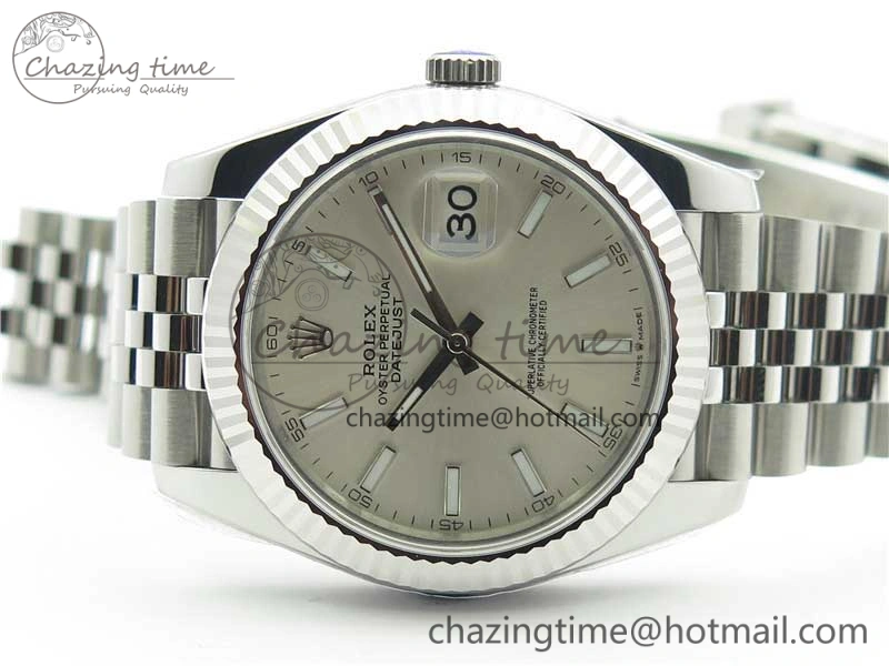 New DateJust 41 126334 ARF 1:1 Best Edition 904L Steel White Dial on Jubilee Bracelet A2824 V3