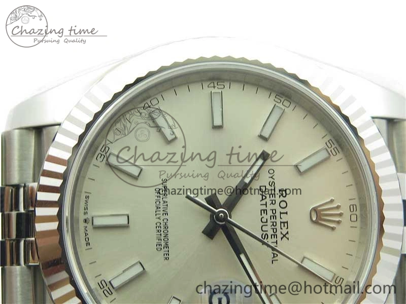 New DateJust 41 126334 ARF 1:1 Best Edition 904L Steel White Dial on Jubilee Bracelet A2824 V3