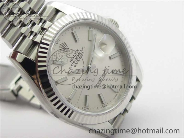 New DateJust 41 126334 ARF 1:1 Best Edition 904L Steel White Dial on Jubilee Bracelet A2824 V3