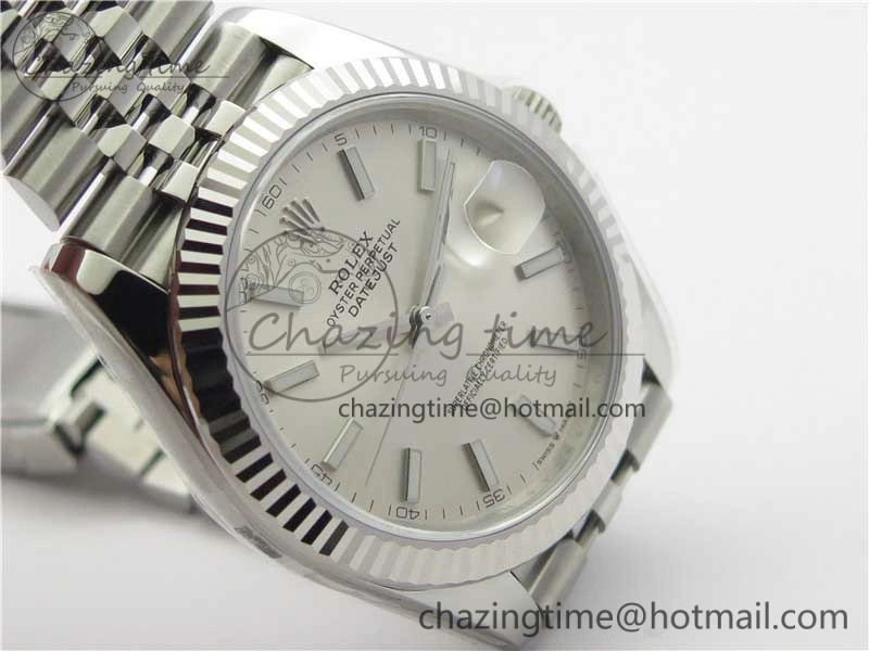 New DateJust 41 126334 ARF 1:1 Best Edition 904L Steel White Dial on Jubilee Bracelet A2824 V3