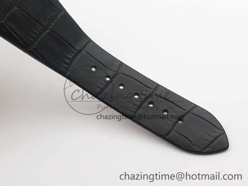 OCTO 12028 RG JL Best Edition Black Dial On Black Leather Strap A2824