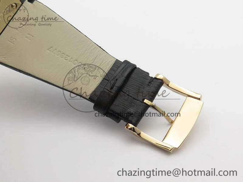 OCTO 12028 RG JL Best Edition Black Dial On Black Leather Strap A2824