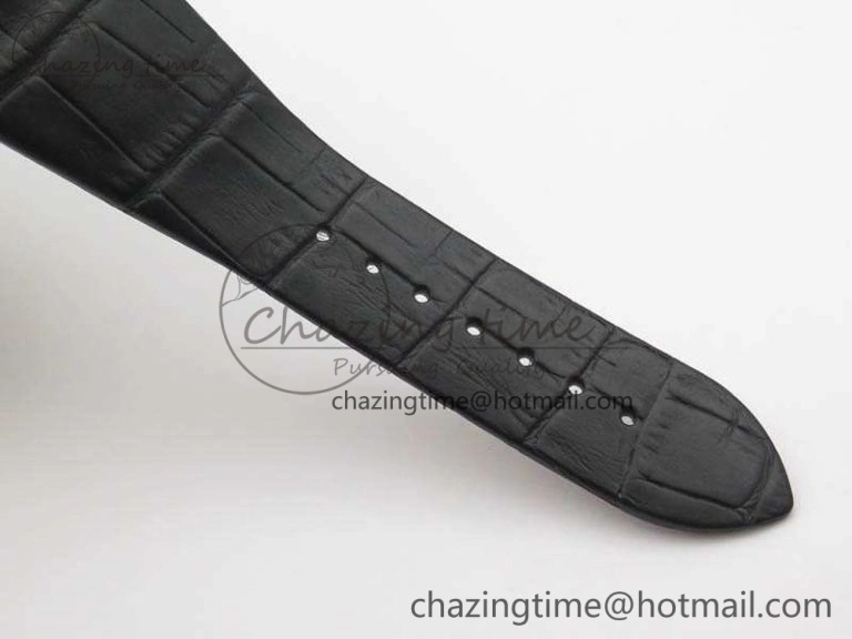 OCTO 12028 Satin Polished SS JL Best Edition Gray Dial On Black Leather Strap