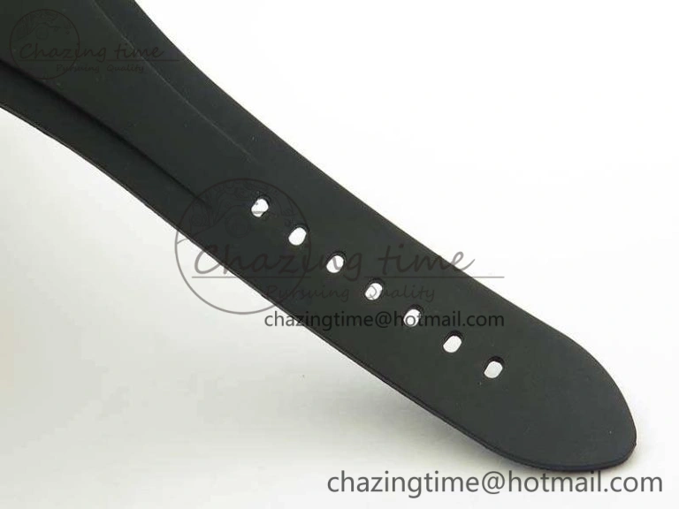 OCTO DLC JL 1:1 Best Edition Black Dial RG Markers On Rubber Strap BVL193 ( Free Leather Strap)