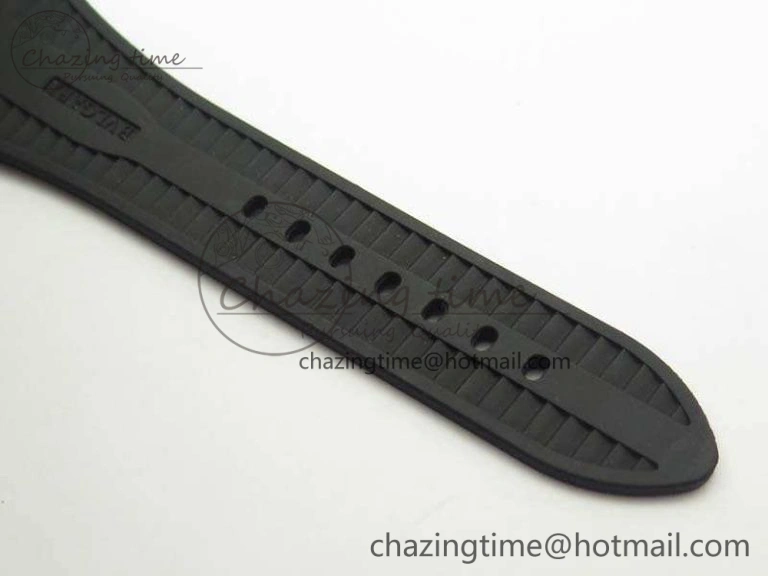 OCTO DLC JL 1:1 Best Edition Black Dial RG Markers On Rubber Strap BVL193 ( Free Leather Strap)