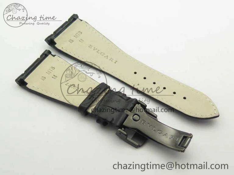 OCTO DLC JL 1:1 Best Edition Black Dial RG Markers On Rubber Strap BVL193 ( Free Leather Strap)