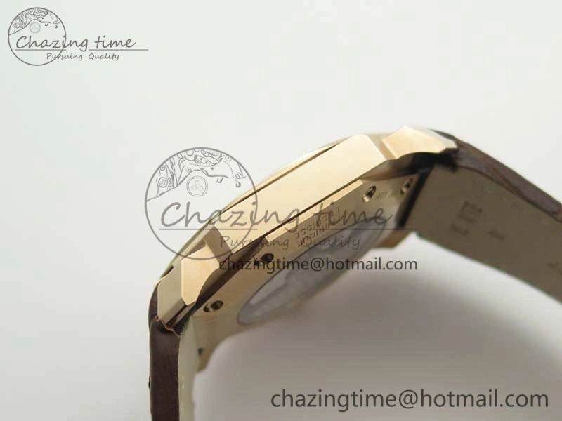OCTO RG JL 1:1 Best Edition White Dial On Leather Strap BVL193 ( Free Rubber Strap )