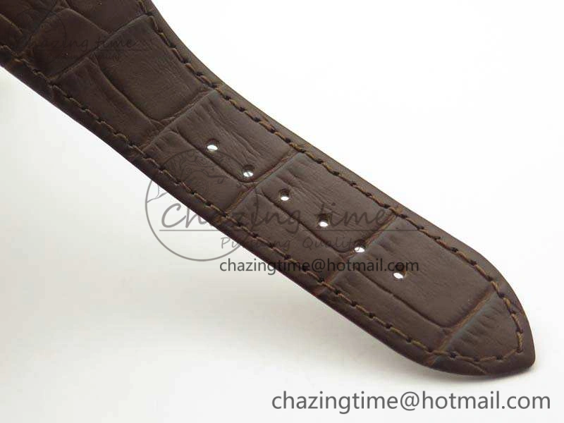 OCTO RG JL 1:1 Best Edition White Dial On Leather Strap BVL193 ( Free Rubber Strap )