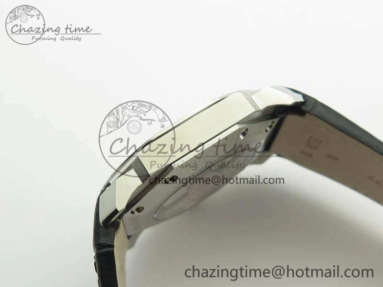 OCTO SS JL 1:1 Best Edition Black Dial On Leather Strap BVL193 ( Free Rubber Strap)