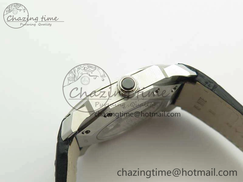 OCTO SS JL 1:1 Best Edition Blue Dial On Leather Strap BVL193 ( Free Rubber Strap)