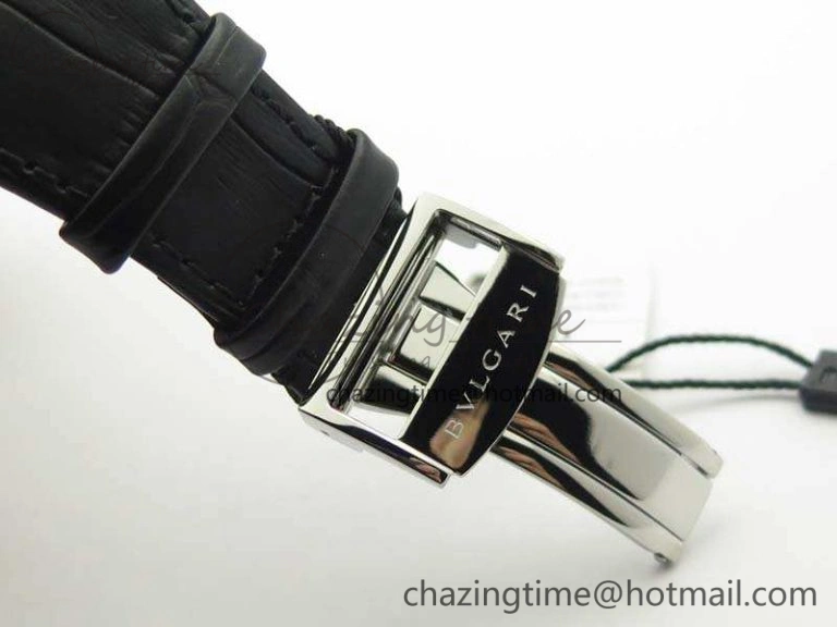 OCTO SS JL 1:1 Best Edition Blue Dial On Leather Strap BVL193 ( Free Rubber Strap)