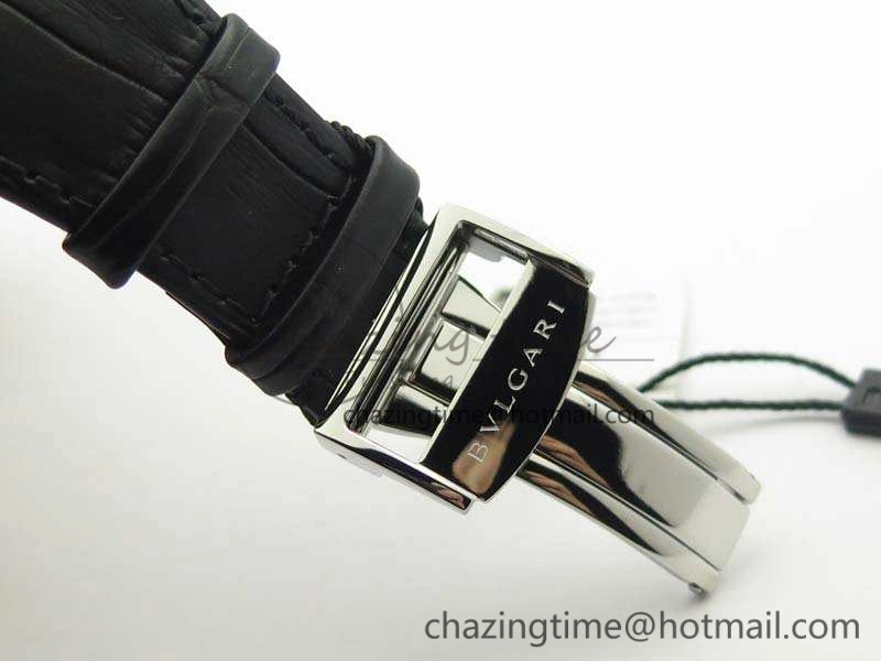 OCTO SS JL 1:1 Best Edition Blue Dial On Leather Strap BVL193 ( Free Rubber Strap)