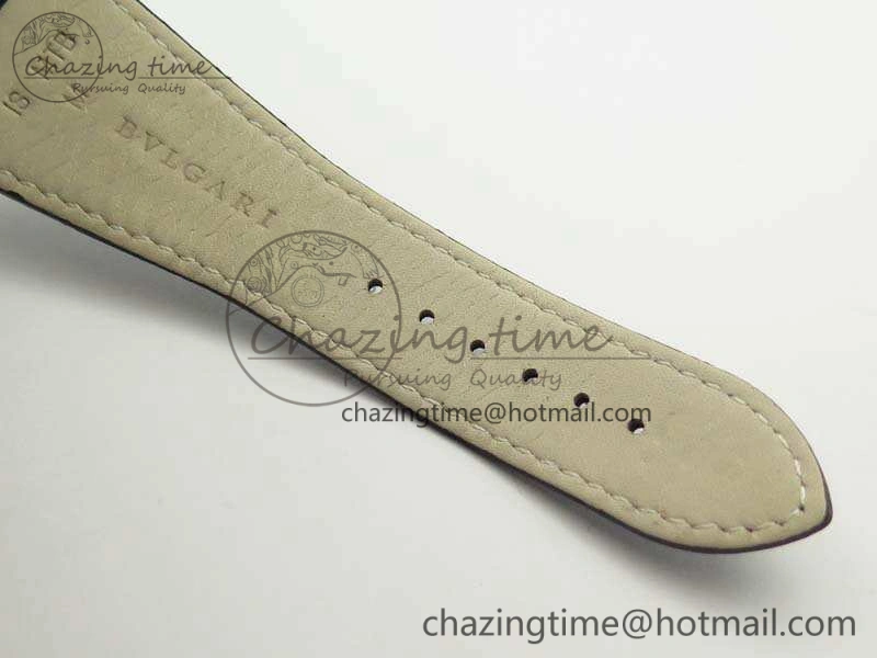 OCTO SS JL 1:1 Best Edition White Dial On Leather Strap BVL193